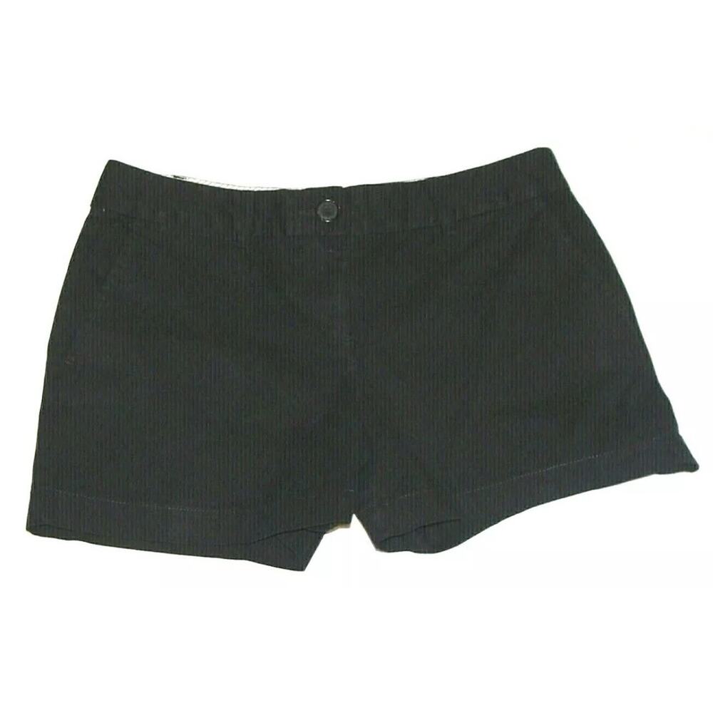 ANN TAYLOR LOFT Black Brushed Cotton Casual SHORTS Sz 4 (4 Inch Inseam)*